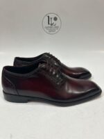Handmade Leather Boots Mens Wine Red Leather Oxfords Mens Formal Dress Shoes for Party Wedding Business Meeting and Gift - Image 7