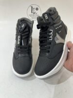Servis Cheetah Black Leather High Top Sneakers – Men's Athletic Boots - Image 9
