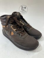 Servis Cheetah Brown High Top Athletic Boots, Combat Style Sneakers - Image 6