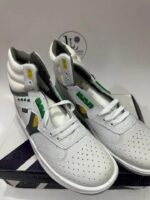 Servis Cheetah White Leather High Top Sneakers – Men's Athletic Boots - Image 2