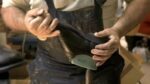 Men’s Black Crocodile Pattern Leather Boots | Handmade Ankle Boots - Image 10
