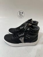 Servis Cheetah Black Leather High Top Sneakers – Men's Athletic Boots - Image 8