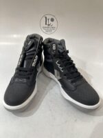 Servis Cheetah Black Leather High Top Sneakers – Men's Athletic Boots - Image 3