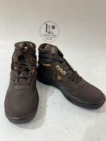 Servis Cheetah Brown High Top Athletic Boots, Combat Style Sneakers - Image 5