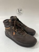 Servis Cheetah Brown High Top Athletic Boots, Combat Style Sneakers