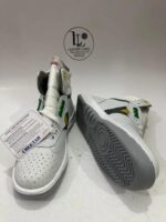 Servis Cheetah White Leather High Top Sneakers – Men's Athletic Boots - Image 3
