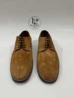 Handmade Leather Shoes Men New Handmade Suede Leather Derby Shoes Tan Soft Mens Dress Comfortable Formal Casual Footwear - Image 3