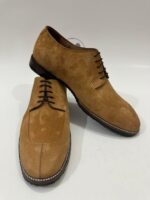 Handmade Leather Shoes Men New Handmade Suede Leather Derby Shoes Tan Soft Mens Dress Comfortable Formal Casual Footwear - Image 2