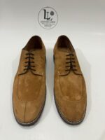 Handmade Leather Shoes Men New Handmade Suede Leather Derby Shoes Tan Soft Mens Dress Comfortable Formal Casual Footwear - Image 7