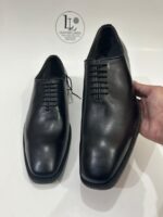 Handmade Leather Shoes Men Handmade Men’s Black Leather Wholecut Shoes Classic Goodyear Welt Lace Up Dress Shoes - Image 7