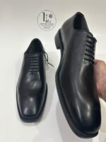 Handmade Leather Shoes Men Handmade Men’s Black Leather Wholecut Shoes Classic Goodyear Welt Lace Up Dress Shoes - Image 5