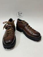 Handmade Leather Boots Men New Handmade Brown Leather Hiking Boots | Custom Size Lace-Up Travelling Boots - Image 4