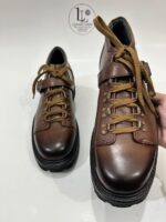 Handmade Leather Boots Men New Handmade Brown Leather Hiking Boots | Custom Size Lace-Up Travelling Boots - Image 6