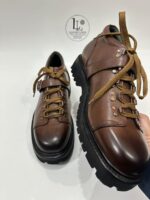 Handmade Leather Boots Men New Handmade Brown Leather Hiking Boots | Custom Size Lace-Up Travelling Boots - Image 8