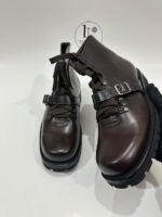 Handmade Leather Boots Men New Handmade Brown Leather Hiking Boots | Custom Size Lace-Up Travelling Boots - Image 7