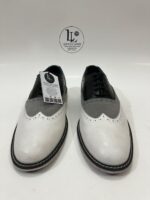Handmade Leather Shoes Men Handmade Two Tone Leather Brogue Oxford Shoes for Men | Wingtip Dress Shoes - Image 4