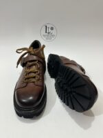 Handmade Leather Boots Men New Handmade Brown Leather Hiking Boots | Custom Size Lace-Up Travelling Boots - Image 3
