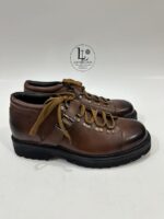 Handmade Leather Boots Men New Handmade Brown Leather Hiking Boots | Custom Size Lace-Up Travelling Boots - Image 9