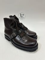 Handmade Leather Boots Men New Handmade Brown Leather Hiking Boots | Custom Size Lace-Up Travelling Boots