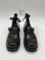 Handmade Leather Boots Men New Handmade Brown Leather Hiking Boots | Custom Size Lace-Up Travelling Boots - Image 2
