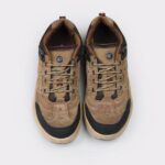 Servis Cheetah Low Top Trainers Brown Classic Casual Sneaker Jogging Shoes - Image 4