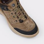 Servis Cheetah Low Top Trainers Brown Classic Casual Sneaker Jogging Shoes - Image 3